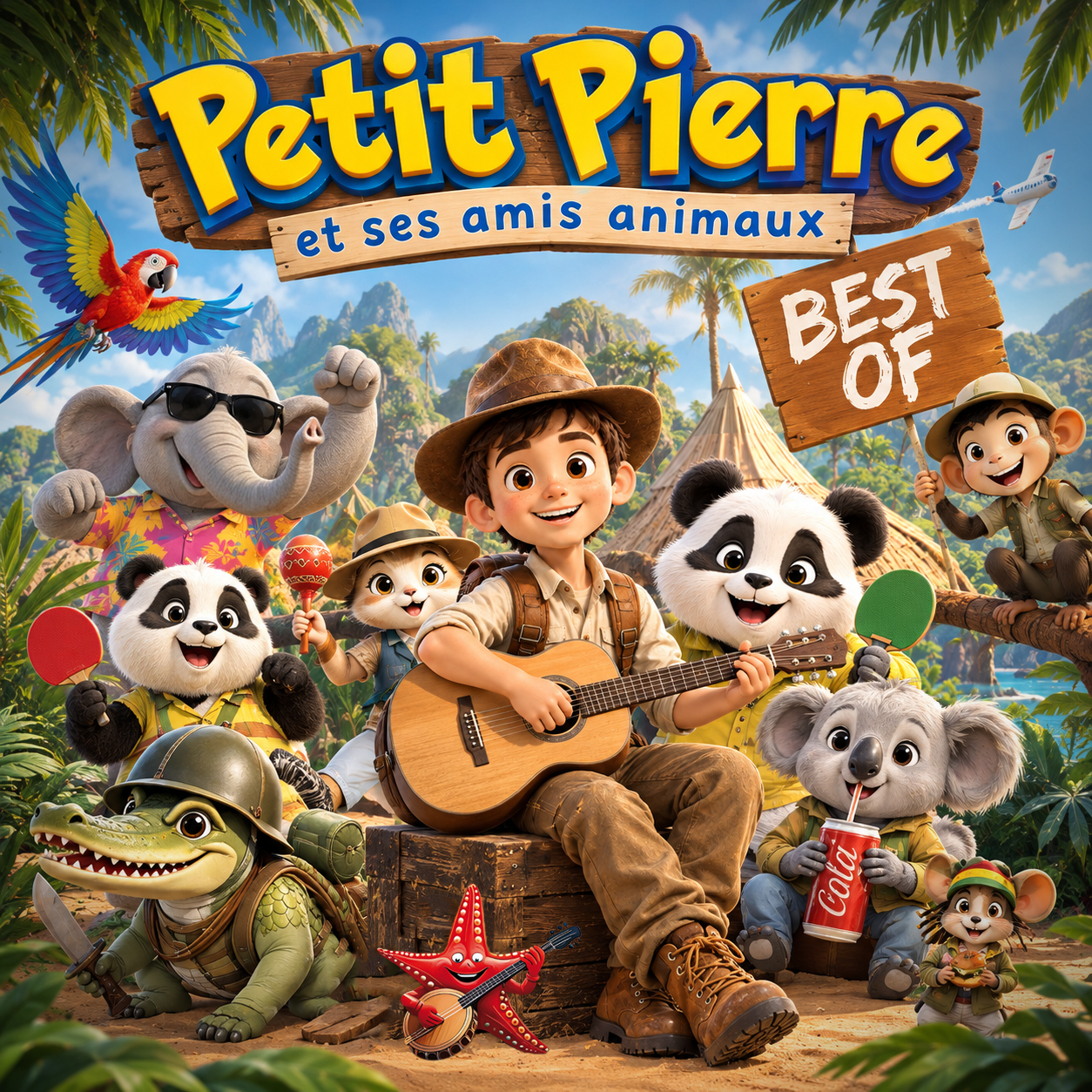 Cover best of Petit Pierre et ses amis animaux